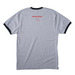 AES Defend Africa II, a Athletic Heather/ Jet Black Cotton Ringer Tee (back-view)