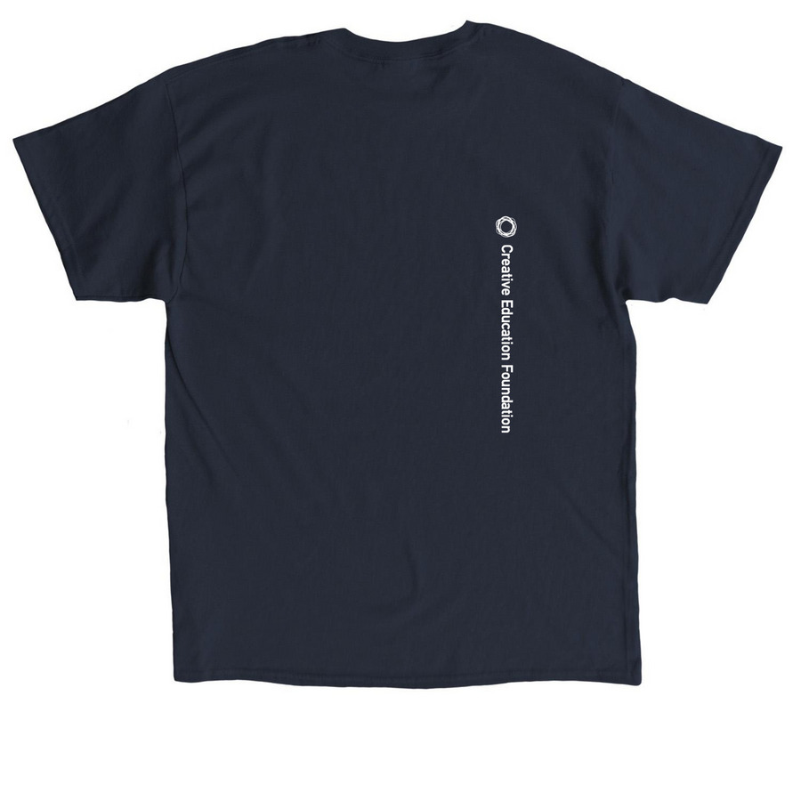 CPSI Colors, a Navy Classic Unisex Tee (back-view)