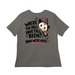 NORMAL?, a Asphalt Women?s Relaxed Cotton Tee (back-view)