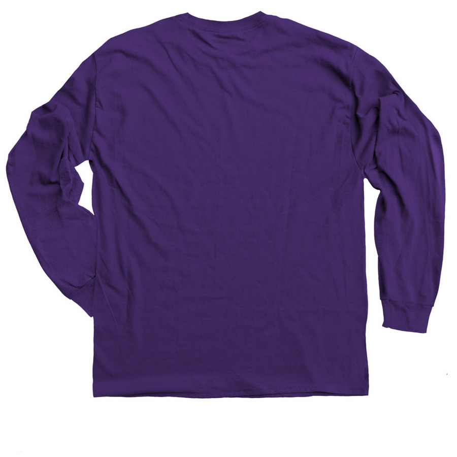 Suicide Prevention & Awareness Collection, a Purple Classic Long Sleeve Tee (back-view)
