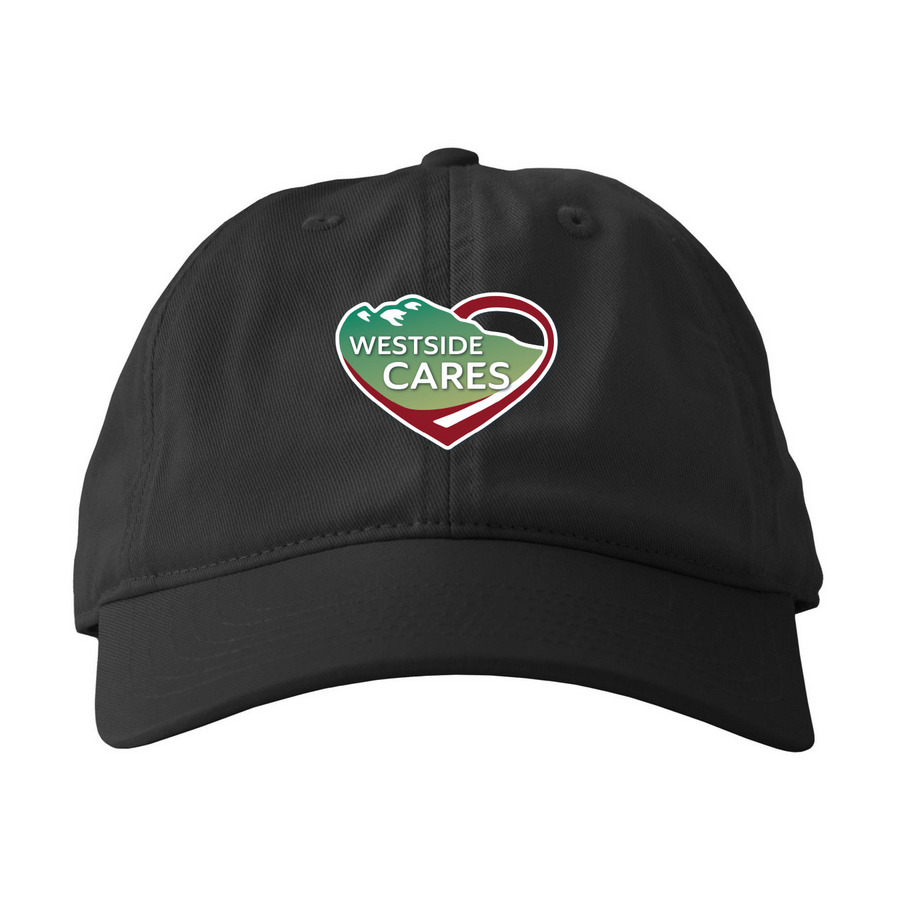 Westside CARES Caps, a Black Printed Eco Baseball Cap
