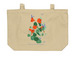 "Celebration of Pollinators" Tote, a Oyster Large Organic Cotton Tote Bag