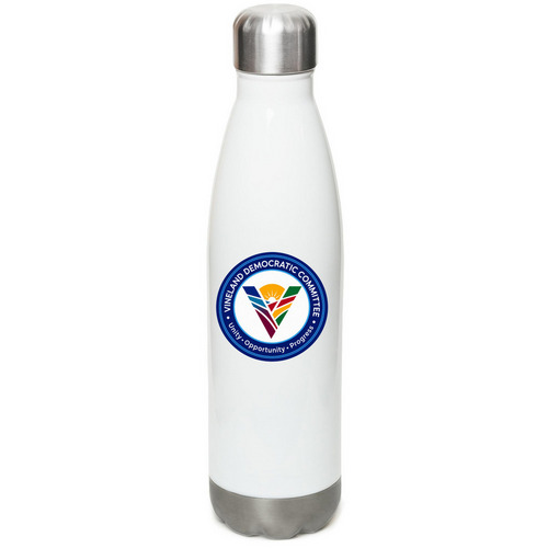 VDC Water Bottles, a White Stainless Steel Water Bottle