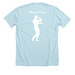 Make Her Regret It, a Heather Ice Blue Premium Unisex Tee (back-view)