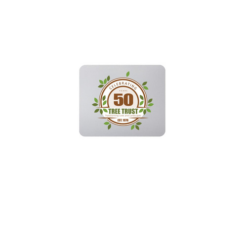 Tree Trust 50th&nbsp;Mousepad, a White Full Color Mouse Pad