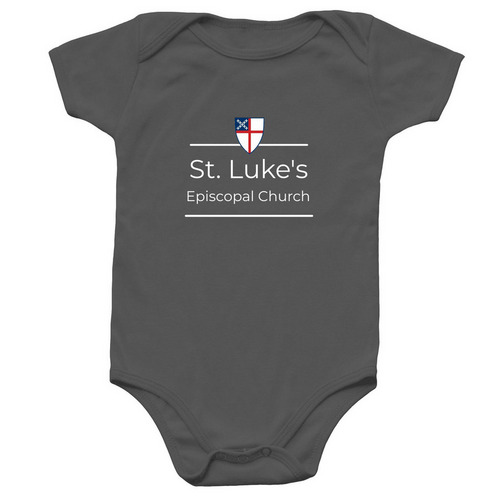 St. Luke's Church : Baby, a Charcoal Infant Onesie
