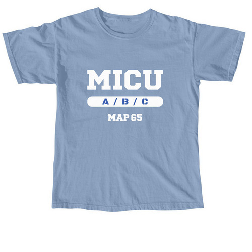MAP 65 Blue, a Washed Denim Comfort Colors Unisex Tee