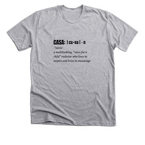 CA-SA Defined, a Athletic Heather Premium Unisex Tee