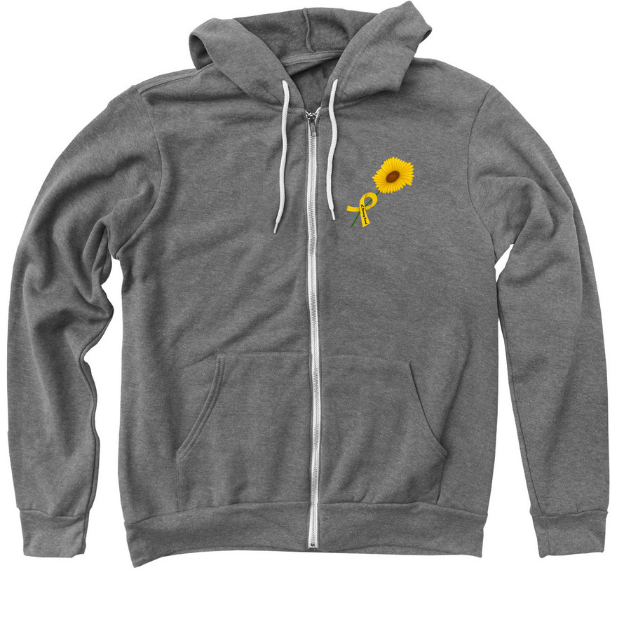 New logo sweatshirts&nbsp;, a Deep Heather Zip Up Hoodie