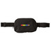Hearts Hip Pack, a Deep Black Matte Hip Pack