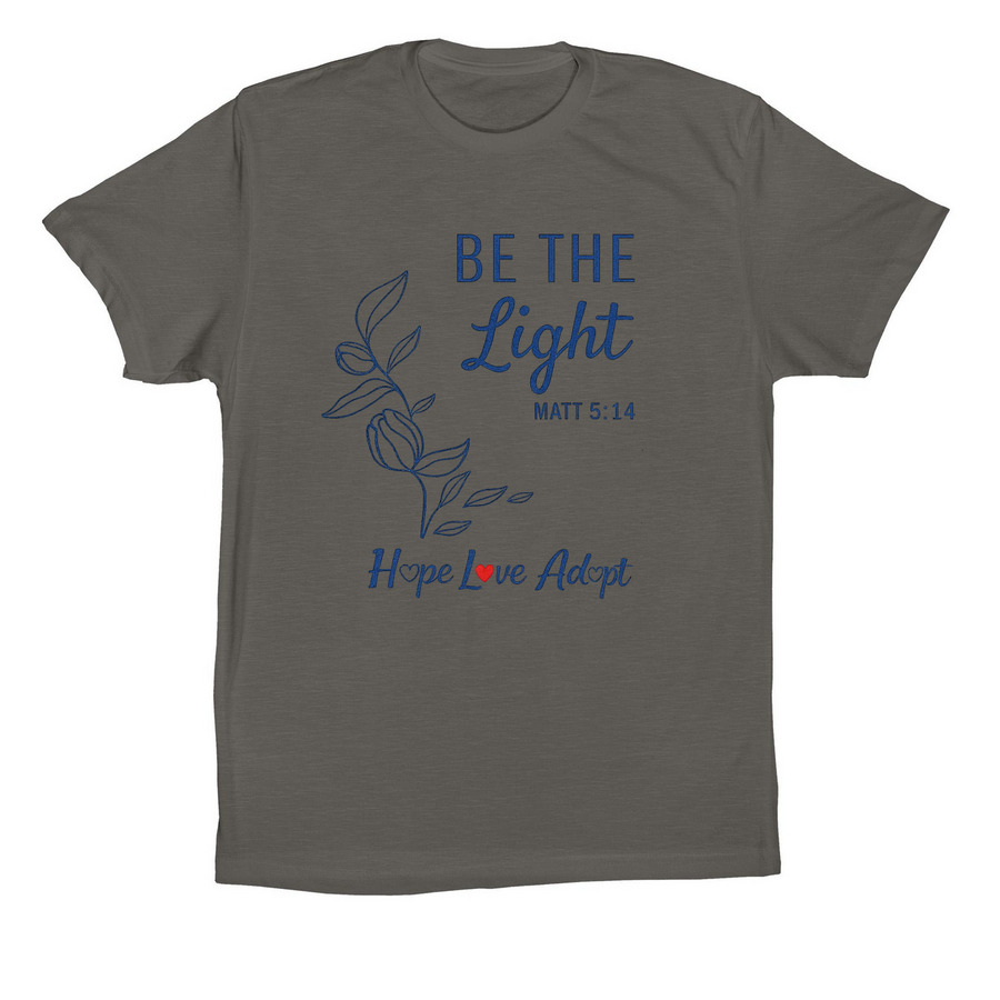 Adoption Shirts, a Asphalt Premium Cotton Tee