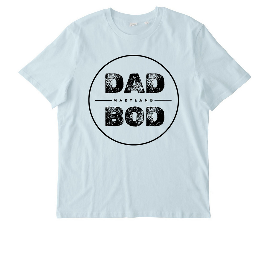 Dad Bod Classic Logo - Light, a Blue Ice Stanley/Stella Unisex Creator 2.0 Tee