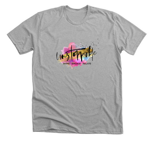Unstoppable Women's Ministry, a Athletic Heather Premium Unisex Tee