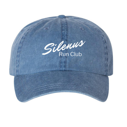 Shade for those days, a Royal Blue Printed Pigment Dye Baseball Cap