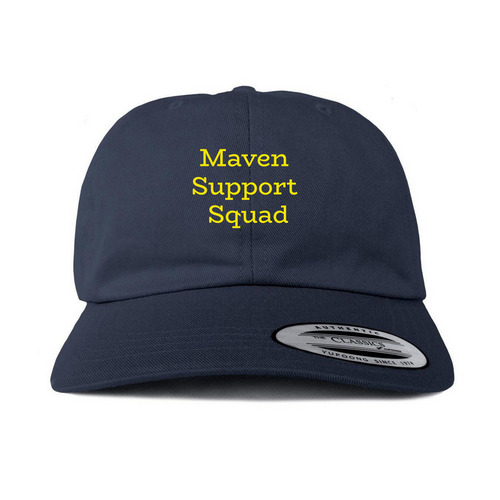 Support Squad Hat, a Navy Printed Classic Baseball Cap