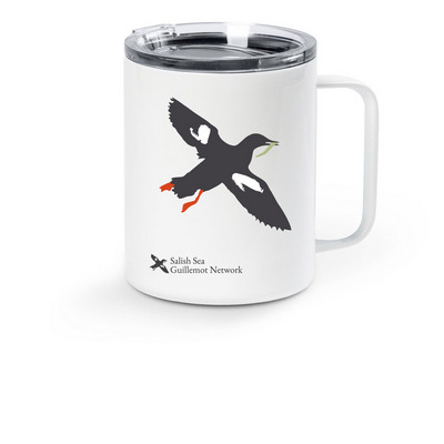 SSGN Bird Travel Mug, a White Stainless Steel Travel Mug
