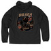 Team Braga IFR 2026 Jacket&nbsp;, a Black Quarter-Zip Windbreaker (back-view)