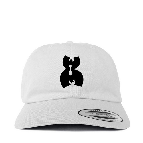 ?WM? Hat, a White Printed Classic Baseball Cap