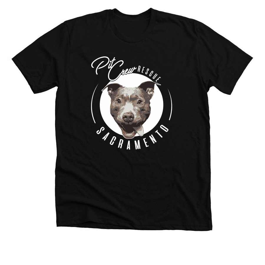 Light Logo, a Solid Black Blend Premium Unisex Tee