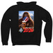 Summer 2026 AO Shirt, a Black Premium Pullover Hoodie (back-view)