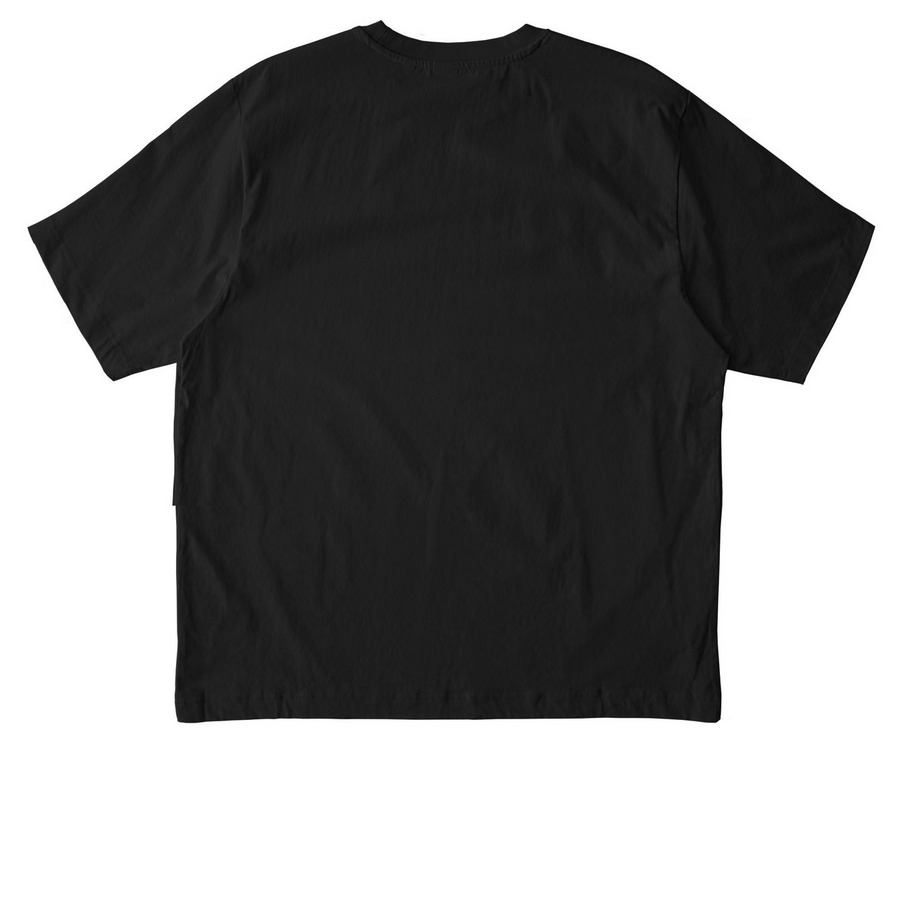 LKLND, a Black Stanley/Stella Unisex Freestyler Heavyweight Tee (back-view)