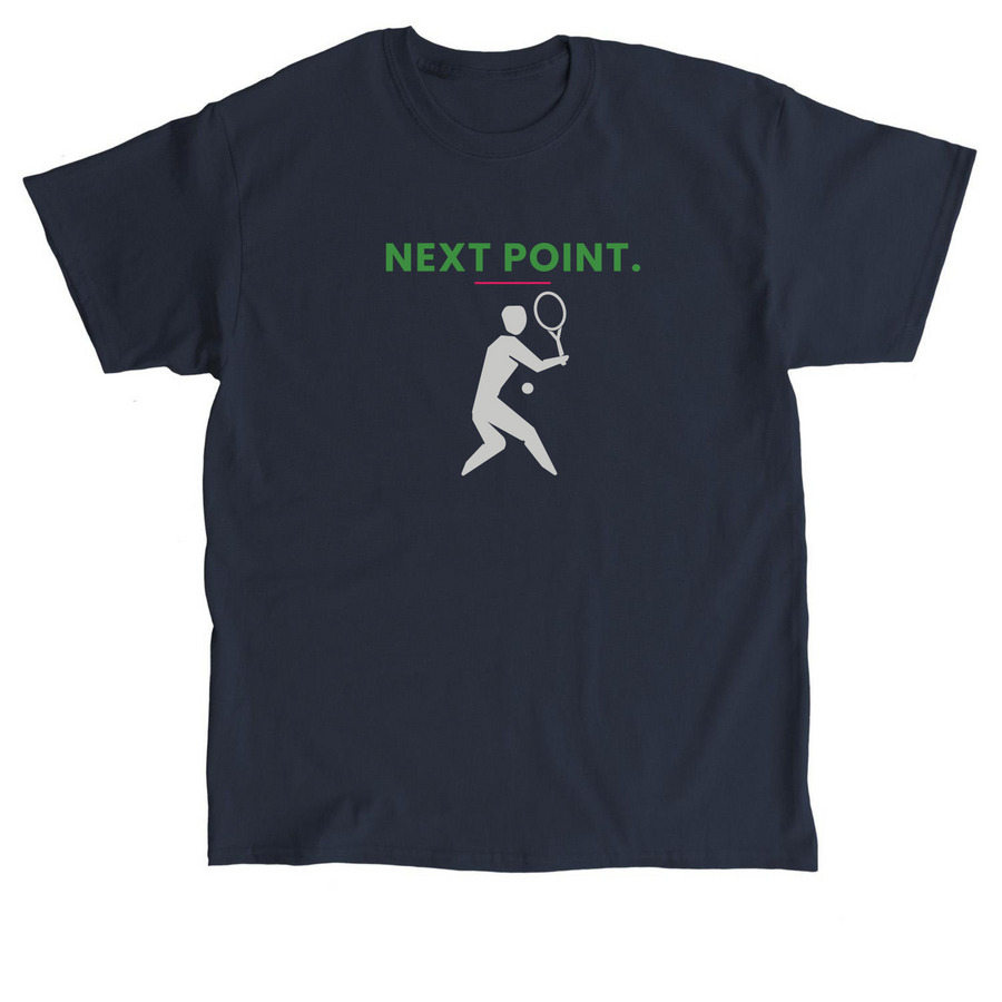 Next point., a Navy Classic Unisex Tee