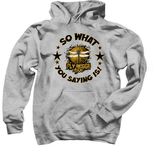 So What Hoody, a Sport Grey Pullover Hoodie
