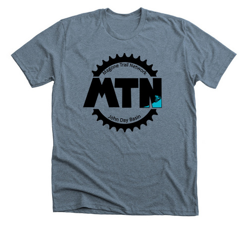 Magone Trail Network-Gear, B, a Heather Slate Premium Unisex Tee