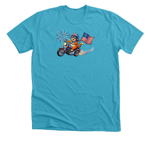 BCC 4th of July "250", a Heather Aqua Premium Unisex Tee