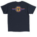 Waasamoowin: The Original Electric Path, a Navy Classic Unisex Tee (back-view)