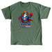 Rescue Ranger Hero Dog - Front Design, a Military Green Classic Unisex Tee