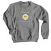 Not a handout, just a hand, a Charcoal Crewneck Sweatshirt
