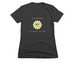 Not a handout, just a hand, a Charcoal Women's Slim Fit Tee