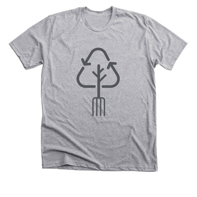 LA Compost Apparel, a Athletic Heather Premium Unisex Tee