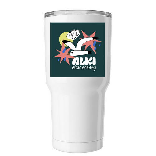 Fall 2026 Seagull Tumbler, a White Insulated Tumbler