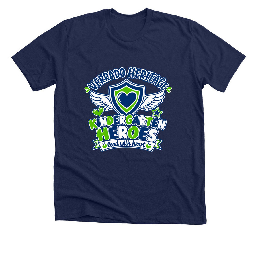 Kindergarten Tee, a Solid Navy Blend Premium Unisex Tee