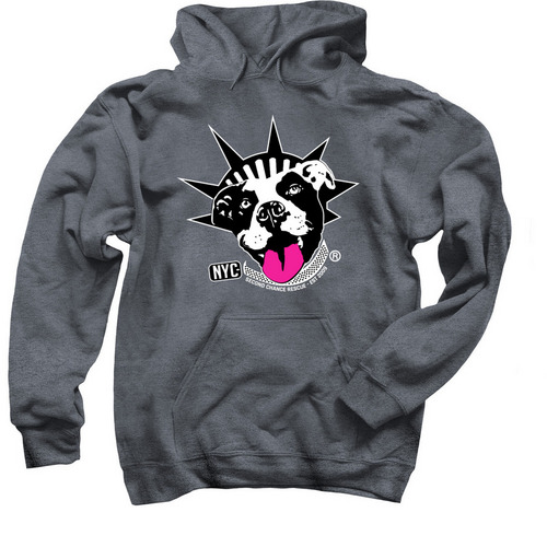 NYCSCR Classic Logo, a Dark Heather Pullover Hoodie