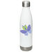 Pollinator Pathway Water Bottle&nbsp;, a White Stainless Steel Water Bottle