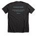 Liberty and Justice For All, a Dark Grey Heather Premium Unisex Tee (back-view)