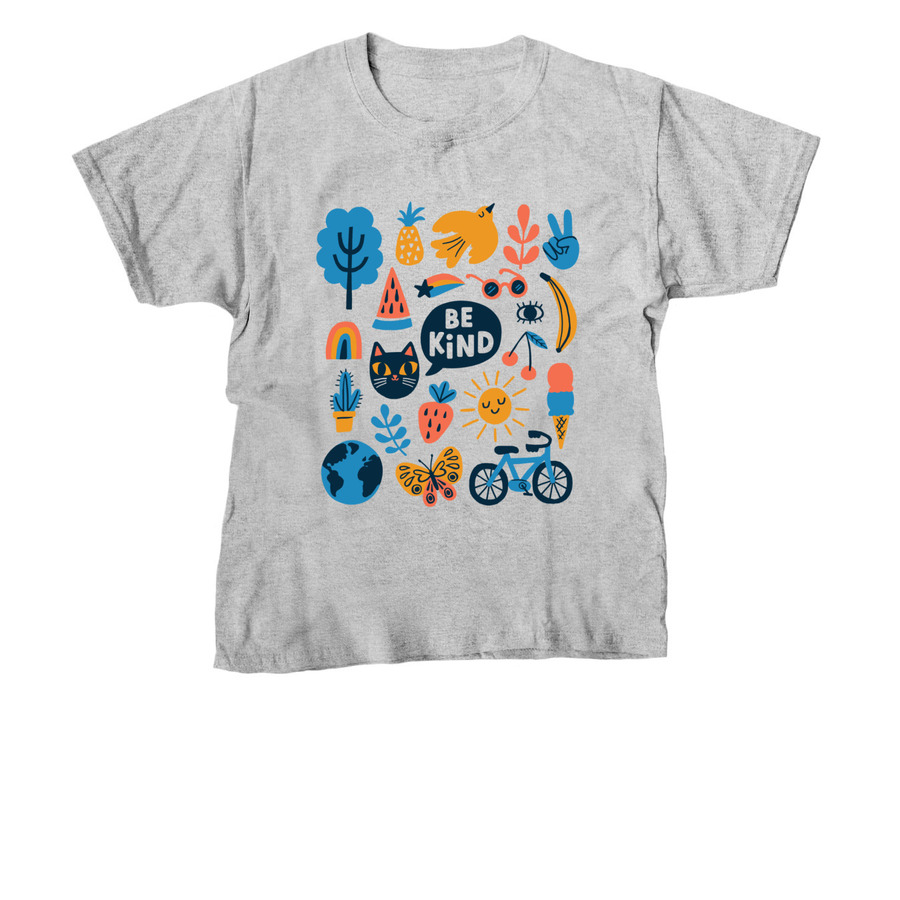 Be Kind, a Sport Grey Youth Unisex Tee
