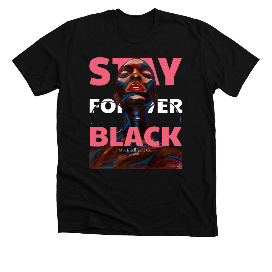 Black Goddess SFB II, a Solid Black Blend Premium Unisex Tee