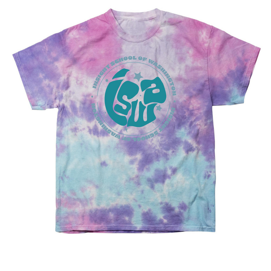 ISWA Tie Dye, a Cotton Candy Classic Tie Dye Tee