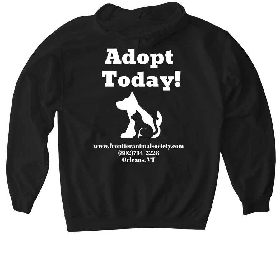 Pope Memorial Hoodies&nbsp;, a Black Gildan Softstyle Pullover Hoodie (back-view)