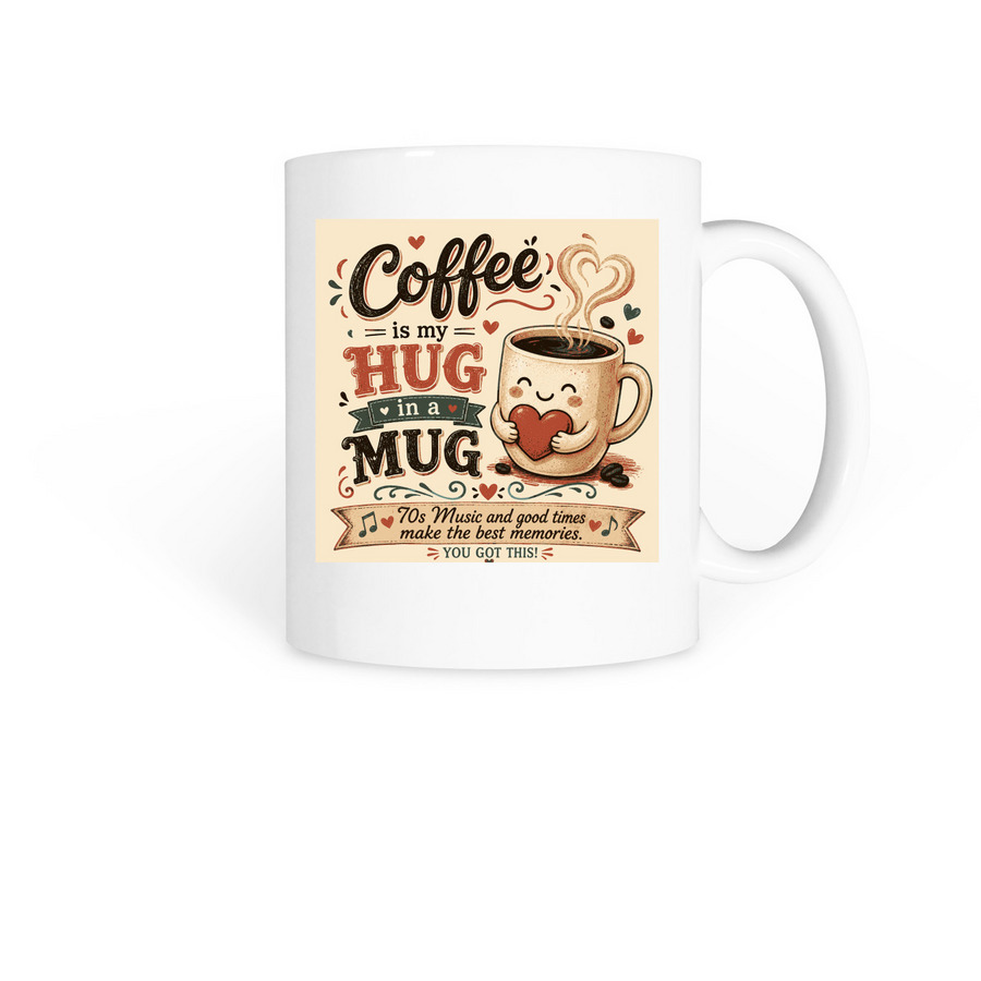 Wakey Wakey, a White Coffee Mug