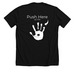 Pete's Print (2-sided), a Solid Black Blend Premium Unisex Tee (back-view)