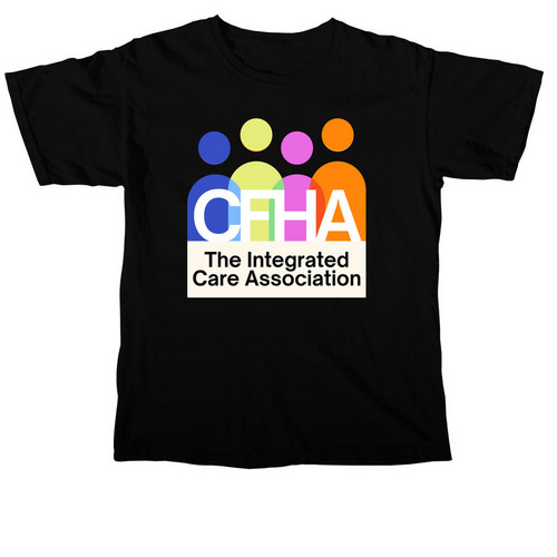 CFHA Logo Apparel, a Black Comfort Colors Unisex Tee