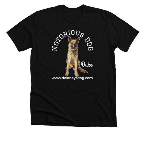Notorious DOG - Duke, a Solid Black Blend Premium Unisex Tee