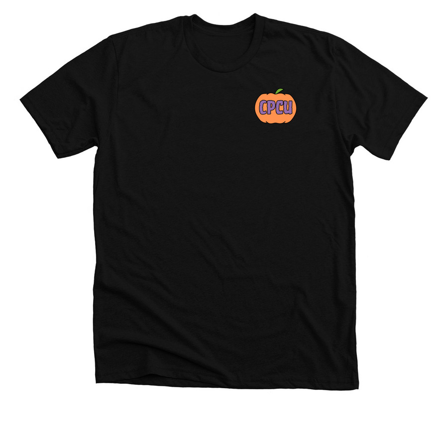 CP-Scare-U, a Solid Black Blend Premium Unisex Tee