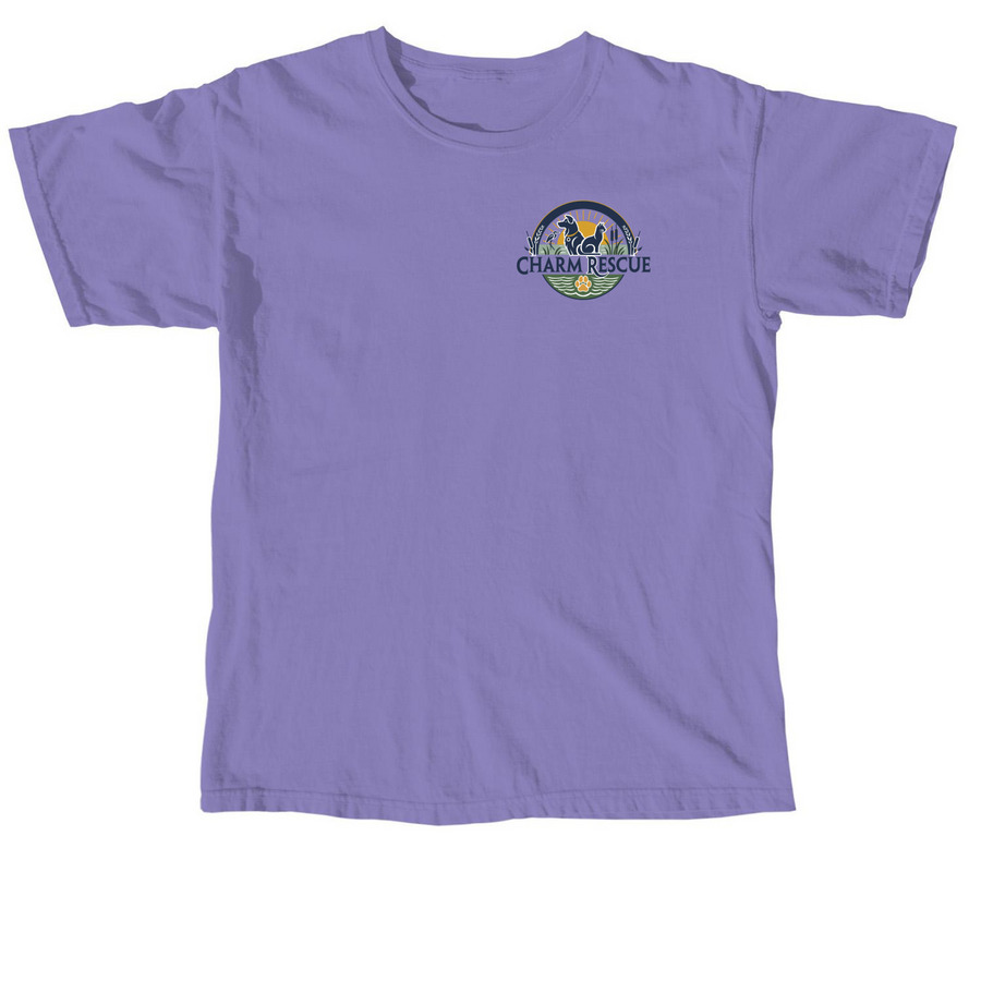 A Good Day to Adopt, Rescue, Foster, a Violet Comfort Colors Unisex Tee