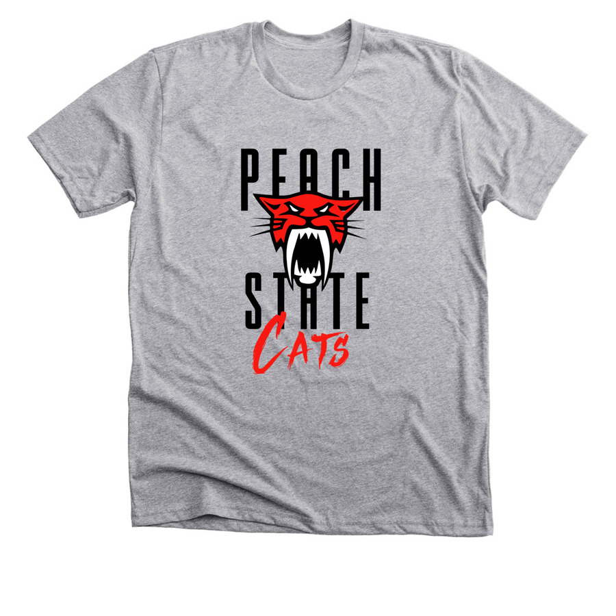 Peach St Cats New!, a Athletic Heather Premium Unisex Tee